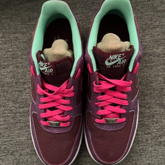 Nike Other - Pink and Teal Air Force 1 Nike
